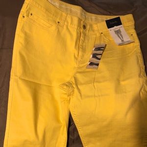 Yellow skimmer shorts. New with tags.